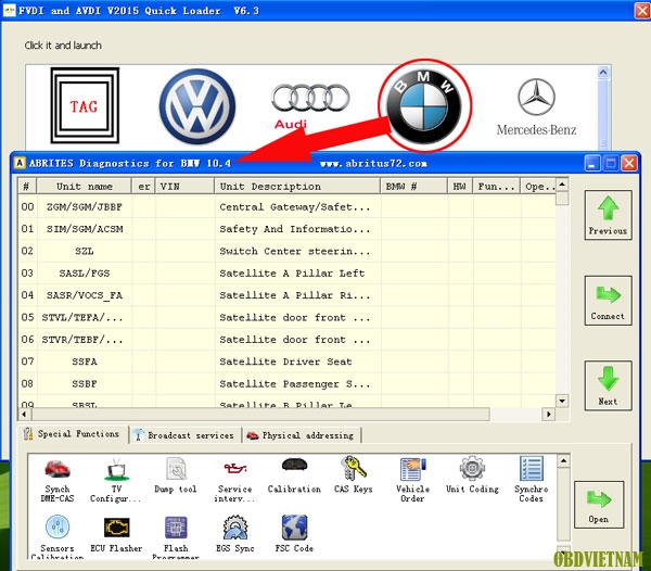 Description: fvdi abrites for bmw and mini