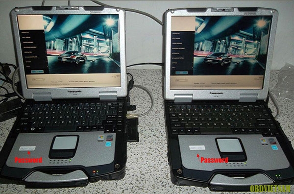 Description: Piwis Tester II V14 for Porsche with Panasonic CF-30 computer
