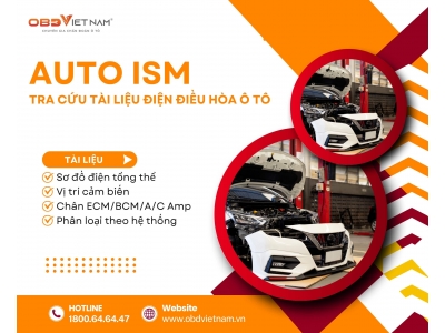 Tra cứu tài liệu điện điều hòa ô tô bằng Auto ISM – Hướng dẫn chuyên sâu