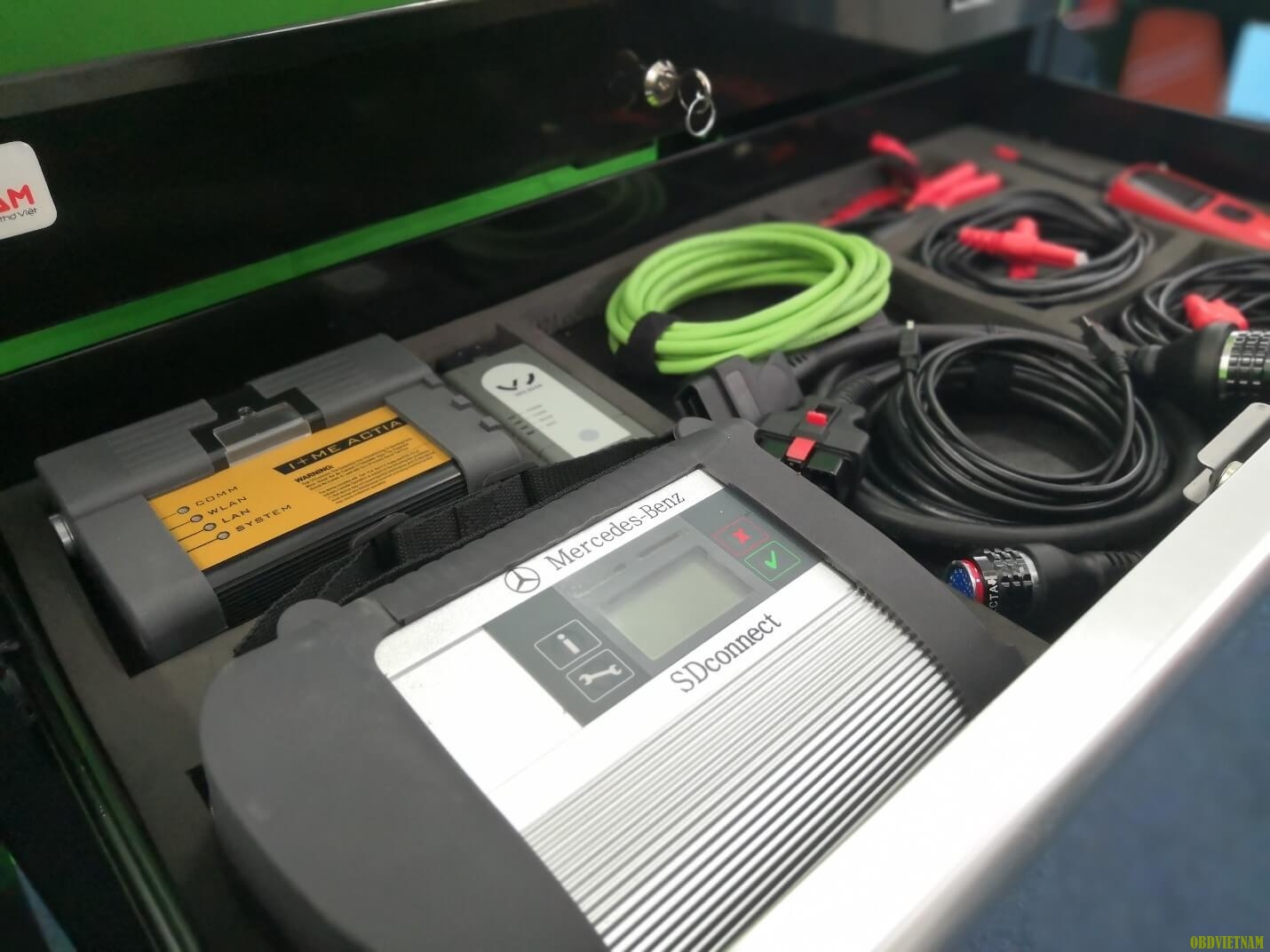 Set up các thiết bị trên tủ chẩn đoán ô tô chuyên dụng - OBD 01