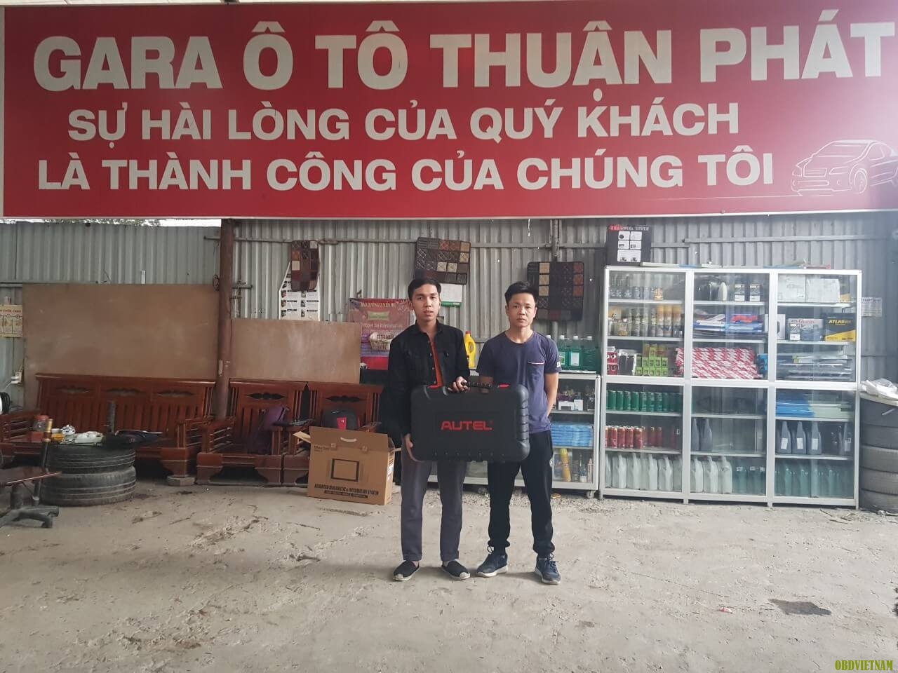 Chuyển Giao MS906BT Cho Garage Thuận Phát Hoàng Mai - Hà Nội