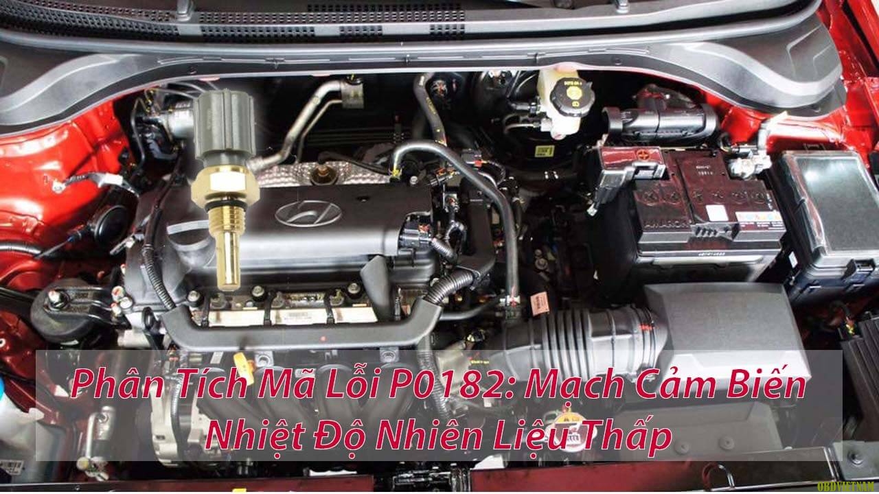 Phân Tích Mã Lỗi P0182: Fuel Temperature Sensor Circuit Low (Lỗi mạch cảm biến nhiệt độ nhiên liệu thấp) Trên Hyundai D6CA (euro 4 injector) 2010