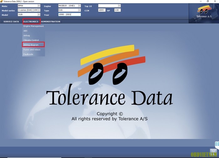 Phần mềm tra cứu Tolerance Data
