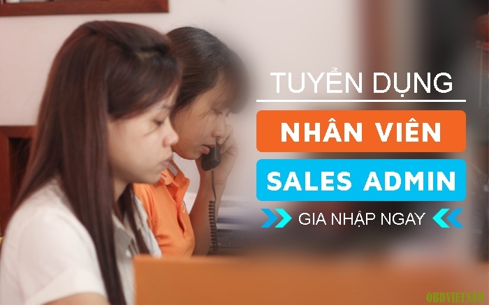 OBD Việt Nam tuyển dụng nhân viên Sales Admin