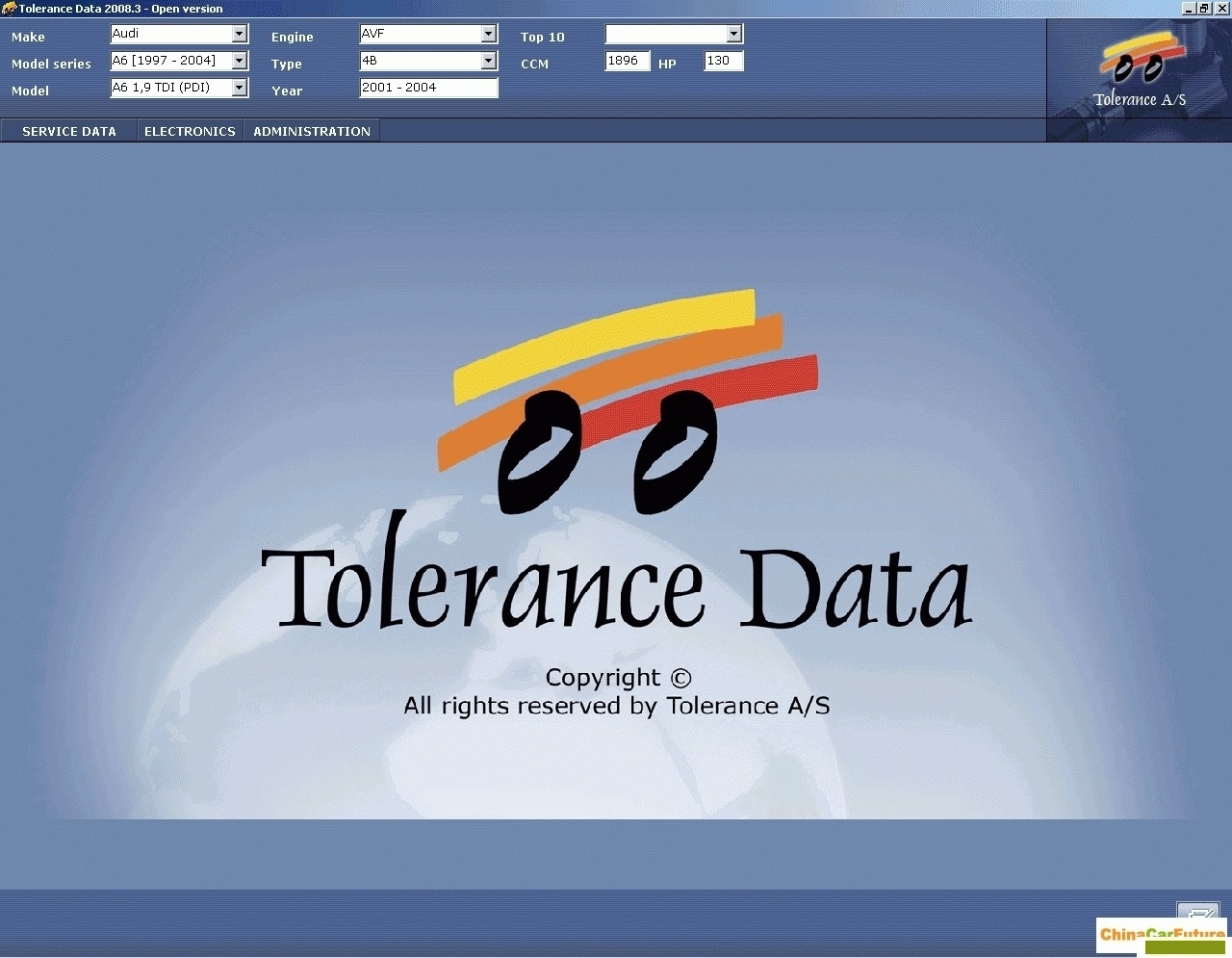 Phần mềm Tolerance Data