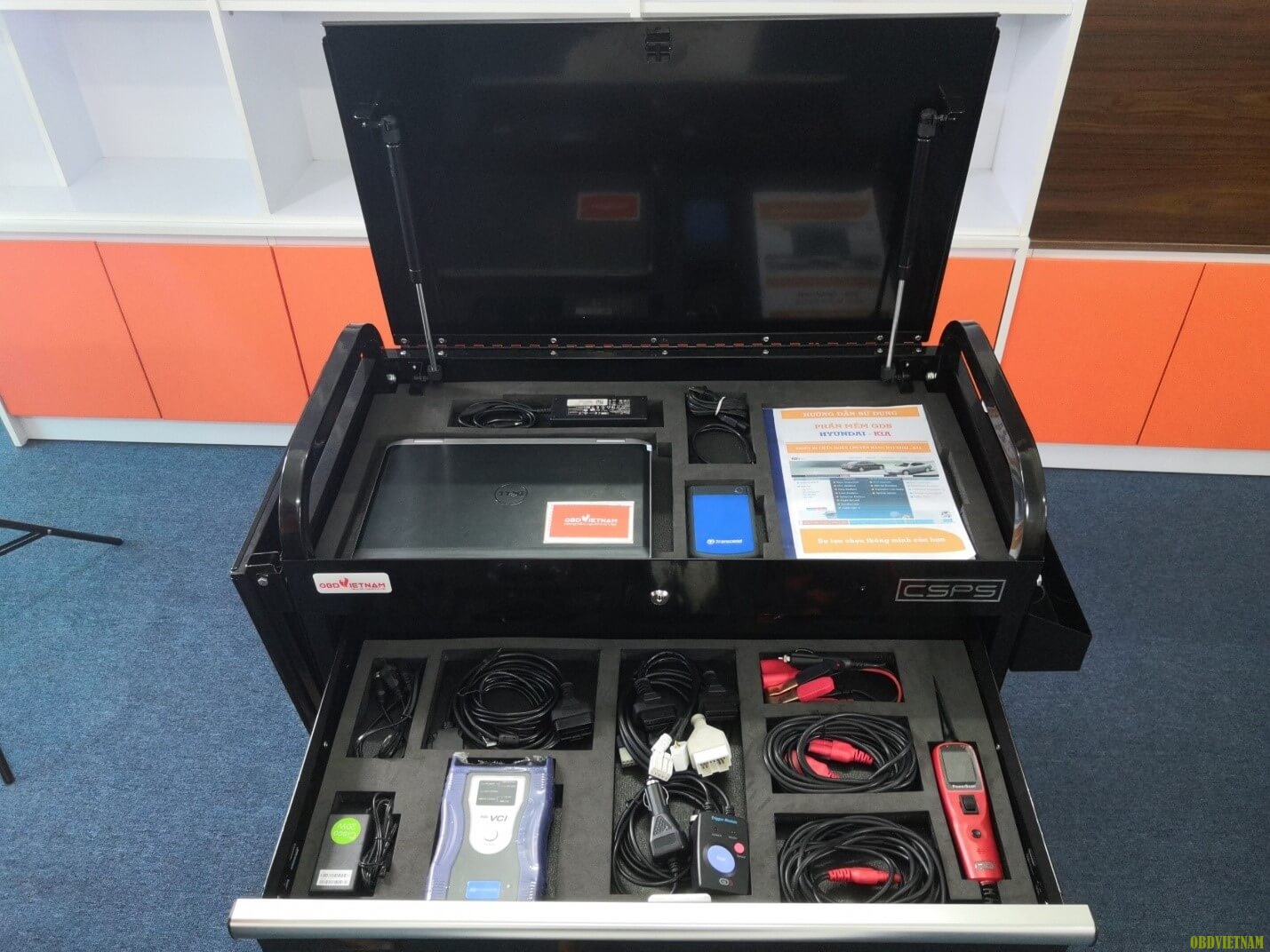 Ngăn kéo tủ chẩn đoán ô tô chuyên dụng – OBD 01