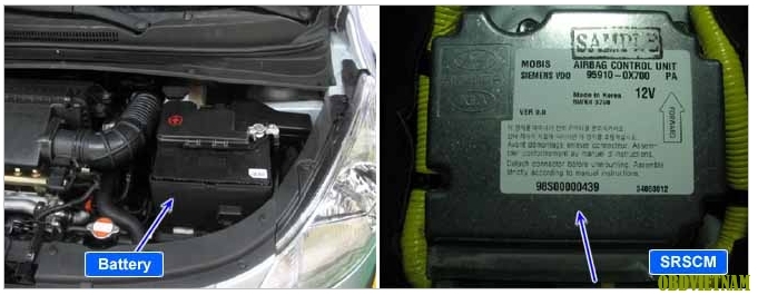Airbag Battery Voltage Low - Điện áp túi khí thấp