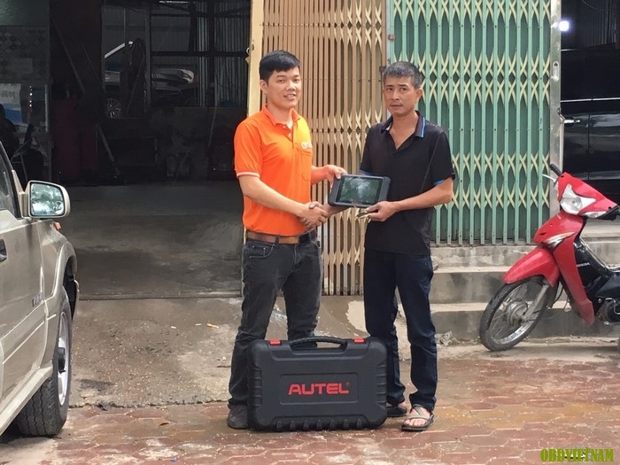 OBD Việt Nam Chuyển Giao Máy Chẩn Đoán Đa Năng Autel MaxiSys MS906 tại Nam Định